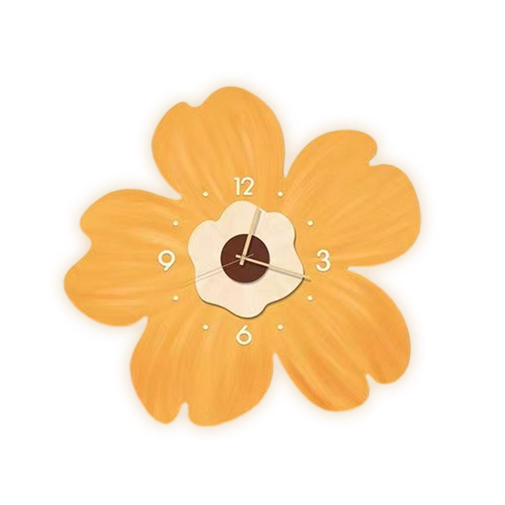 Креативные Цветочные Декоры Настенные Часы со Встроенной Подсветкой Идеально Подходят для Спален Гостиной Настенные Часы на Батарейках