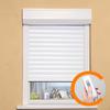H140 X L120 Cm Aluminum Roller Shutter, Cuttable In Width and Height - Electric Radio Operation - White Color -