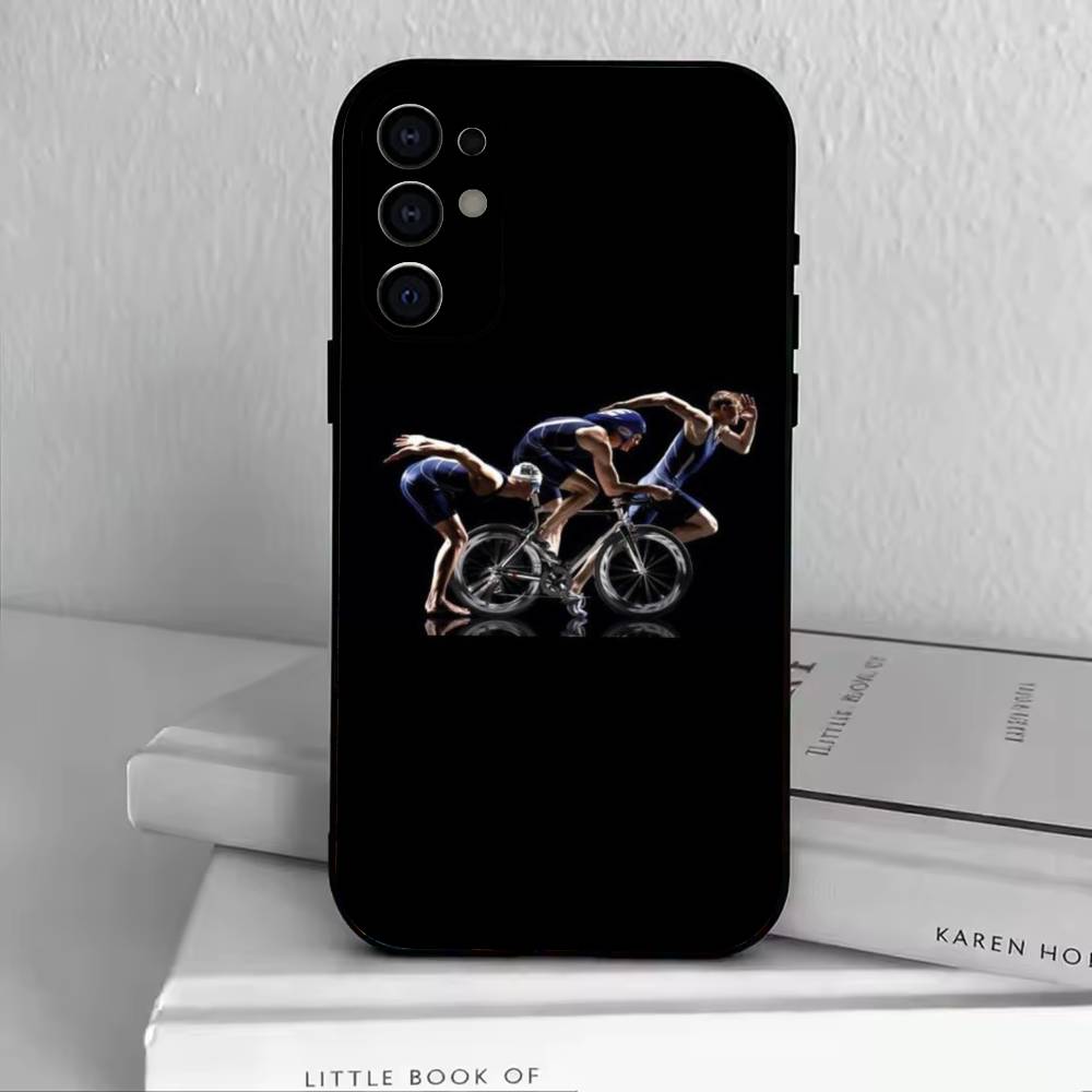 Спортивный чехол для телефона Bike Sports-S для Samsung S25, S24, S21, S22, S23, S30, Ultra, S20, Plus, Fe, Lite, Note, 10, Черный чехол
