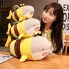 Подушка Подушка для сна Домашний декор Плюшевые игрушки акулы Кукла акула-пчела Плюшевая игрушка акула-пчела Мягкая кукла
