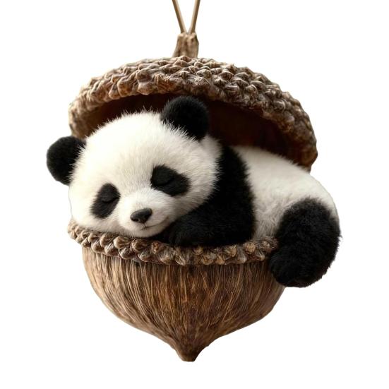 Лесные животные Желуди Украшения Акриловые Милые Рождественские елки Подвесные украшения Рустик