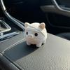Car Interior Decorations Miniature Mummy Animal Figurine, 3D Printed Pig Chicken Dino Duck Niche Holiday Collectibles Cat Statue, Spooky Cute