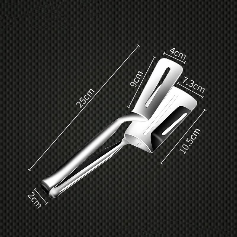 304 Stainless Steel Steak Tong Non-Slip Grip Heat Resistant BBQ Clip for Barbecue Grilling Kitchen Food Serving Tong Bread Clip