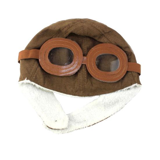 Уютная детская шапка-пилот. Теплая бархатная шапка с мультяшным дизайном, мягкий хлопок, классическая, удобная в ношении, универсальная шапка-пилот.