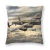 Avro Lancaster Square Pillowcase Polyester Linen Velvet Pattern Zip Decor Throw Pillow Case Home Cushion Cover x