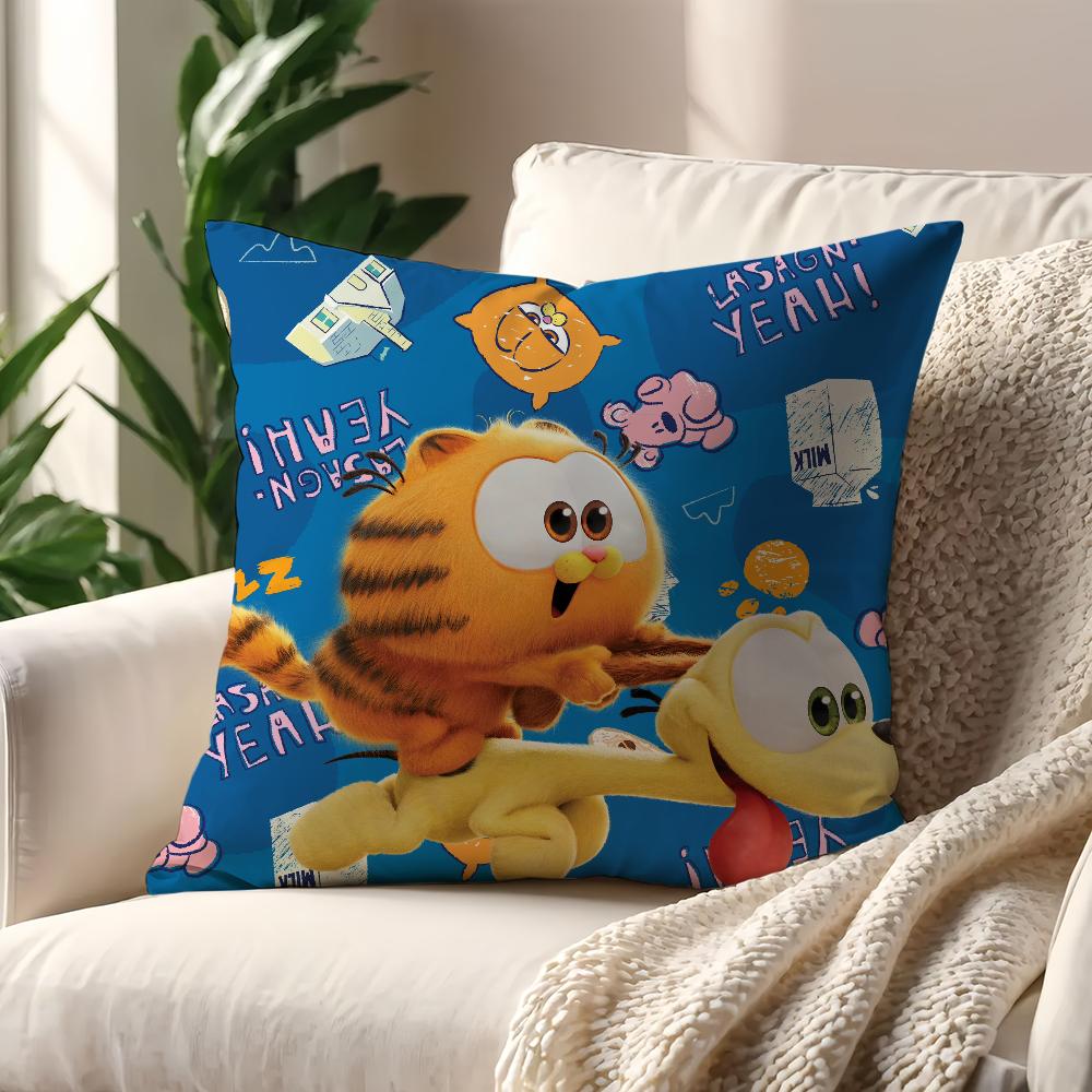 Cartoon G-Garfield-ES cute cat cushion cover Pillow Case Pillowcase Soft Skin Friendly & Comfortable with a Hidden Zipper