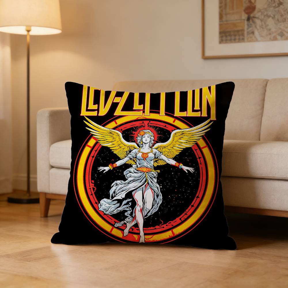 LLed ZZeppelinES Pillow Case Pattern Printed Pillowcase For Living Room Sofa Cushion Cover
