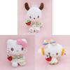 Sanrio Strawberry News Куроми Плюшевая Игрушка Брелок для Сумки С Мягким Коротким Мехом Для Детей