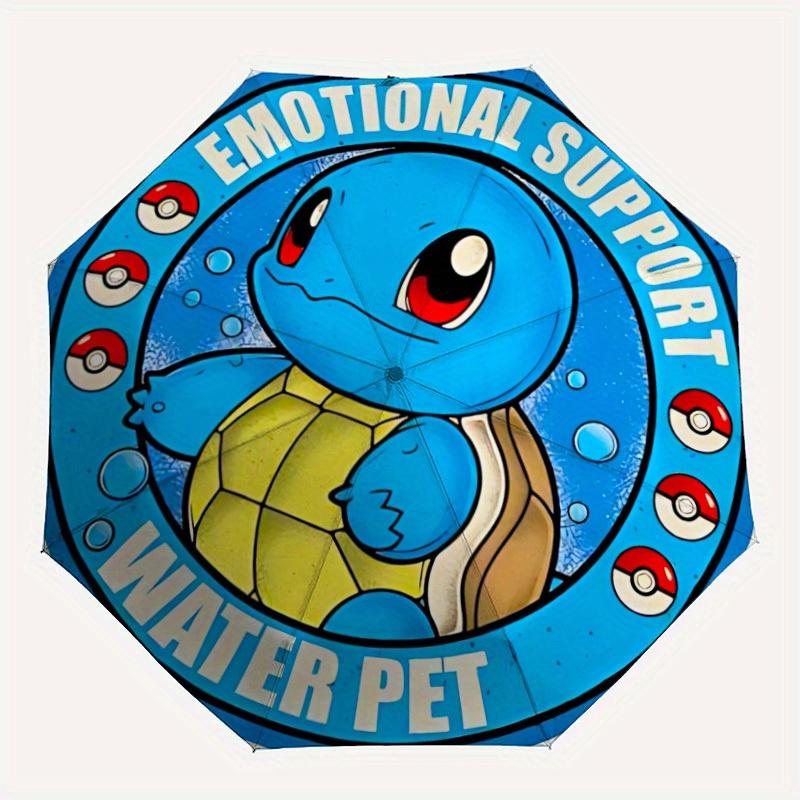1pc Squirtle Pokémon Automatic Umbrella Durable Iron Frame & Plastic Handle, Gift for Men & Women, Sturdy Construction,Playful Design y250826126