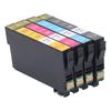 812XL Ink Cartridge Set Black Cyan Magenta Yellow Remanufactured Ink Cartridge for Workforce Pro