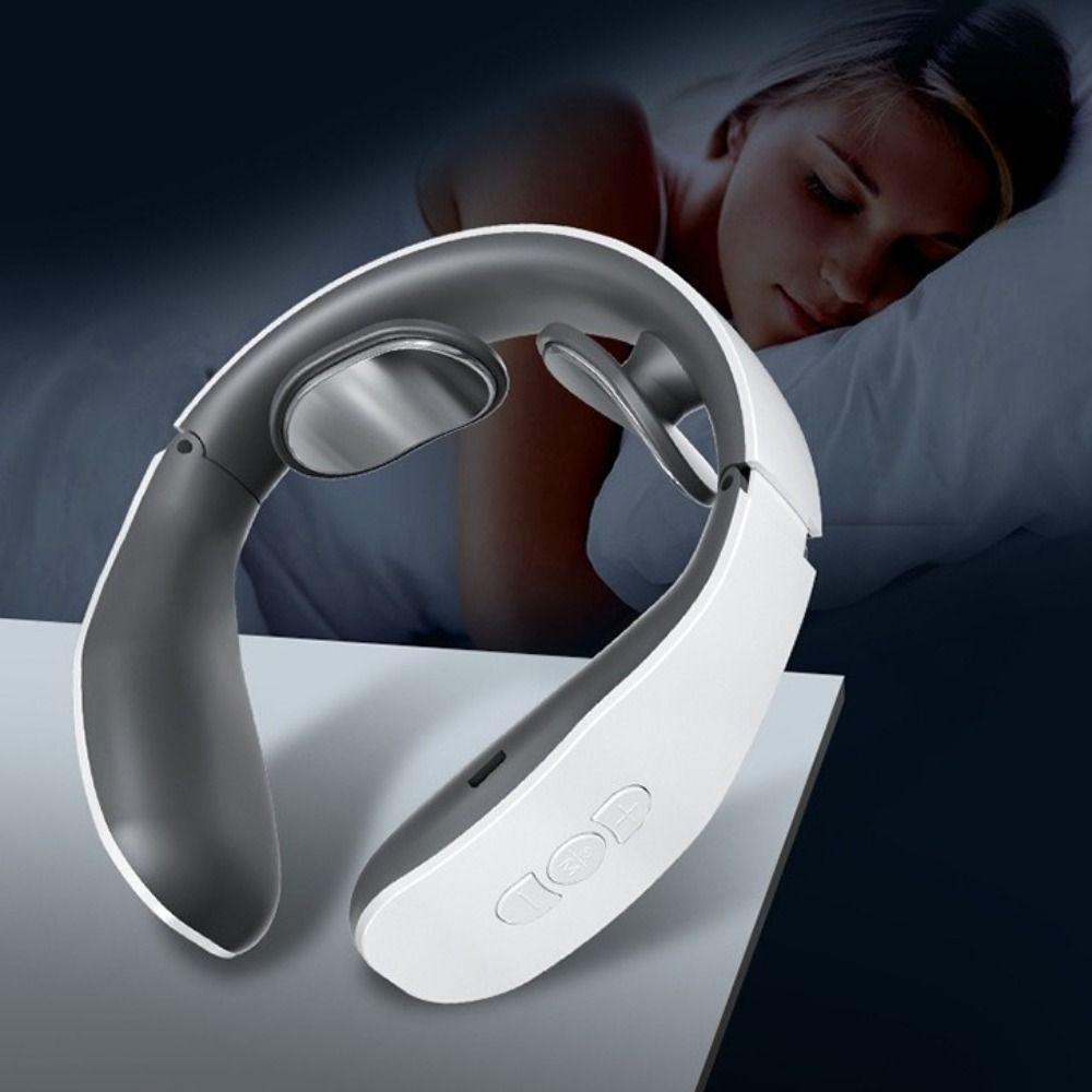 Infrared Heat Electric Neck Massager Low Frequency Shoulder Massage Pillow Office