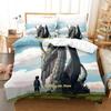 Комплект постельного белья Tales From Earthsea Single Twin Full Queen King Size Bed Set Adult Kids Bedroom Duvetcover Sets Anime Bed Sheet Set