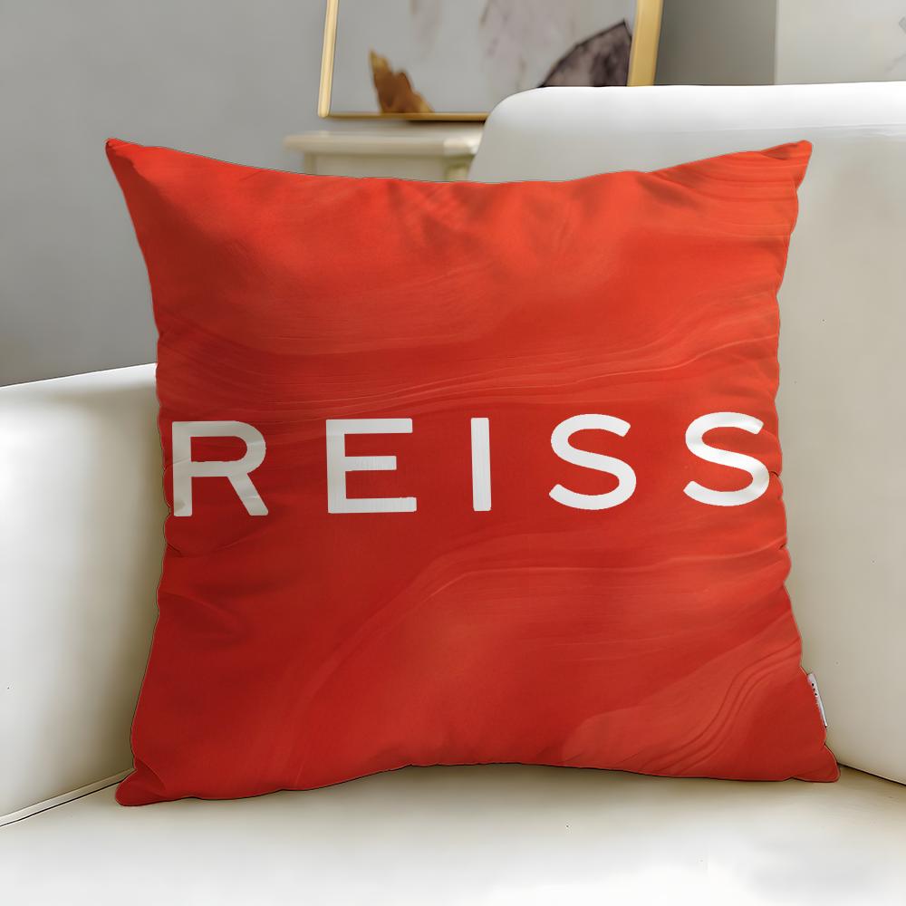 classic fashion brand Reiss Cushion Cover Soft EasyWash Pillow Case Versatile for Couch Bed Travel and Office