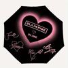 1pc Blackpink Blink Autograph Umbrella with Plastic Handle,Suitable for All Seasons Home Travel Outdoor UmbrellaM1120