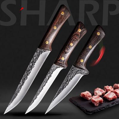 3 шт., кованый нож из нержавеющей стали, нож для обвалки, нож шеф-повара, нож для костей, фрукты, рыба, овощи, мясник, мясник, тесак