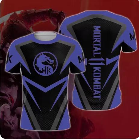Mortal Kombat 11 T-shirt fighting game elements 3D print T-shirt top fashionable summer for women and men