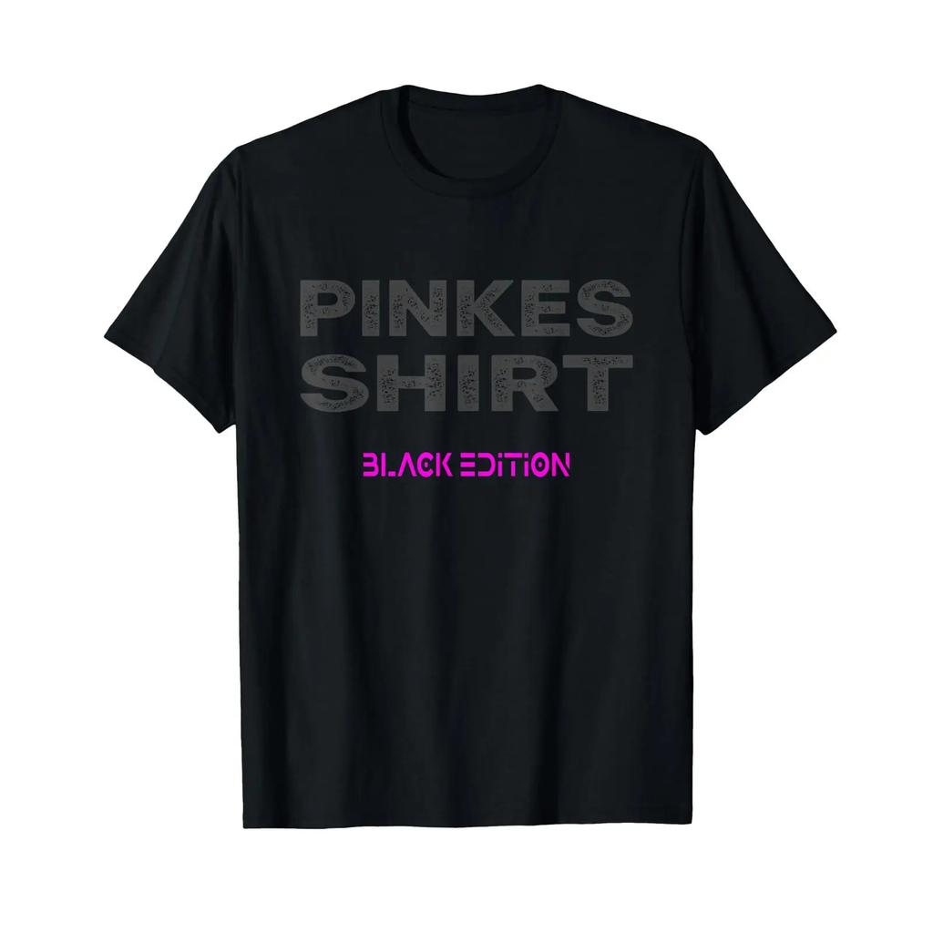 Sarcasm Black Edition Pink T Shirt Vintage Slightly Versatile Stretched Top For Everyday Wear Graphic Casual Breathable