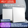Universal Standard 1 Gang Wall Light Switch PC Panel Power Push Big Button Light Single Electric Wall Sockets and Switches