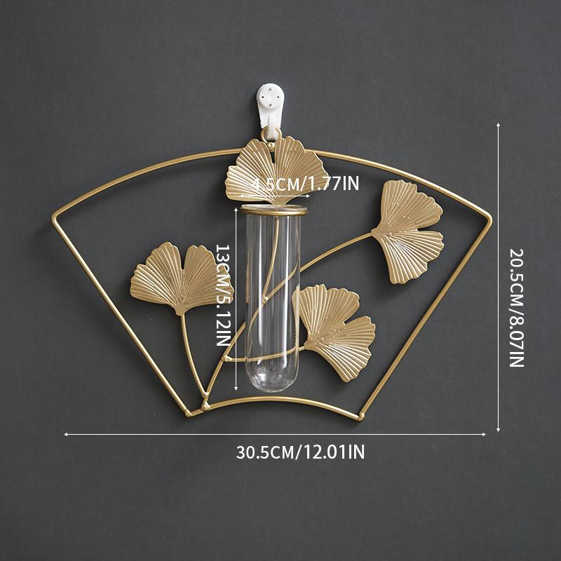 Художественный фон Ремесла Стена Сухие цветы Украшения Железные настенные вазы