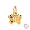 Shine Decorative Butterfly Charm 925 Sterling Silver Dangle Beads for Jewelry Making Fits Original Bracelet Necklaces
