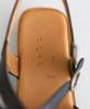 Heenn Leather Crossover Sandals. Black