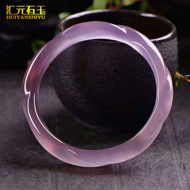 15 мм натуральный розовый халцедон браслет модный агат браслет с подвесками нефритовый браслет женский подарок