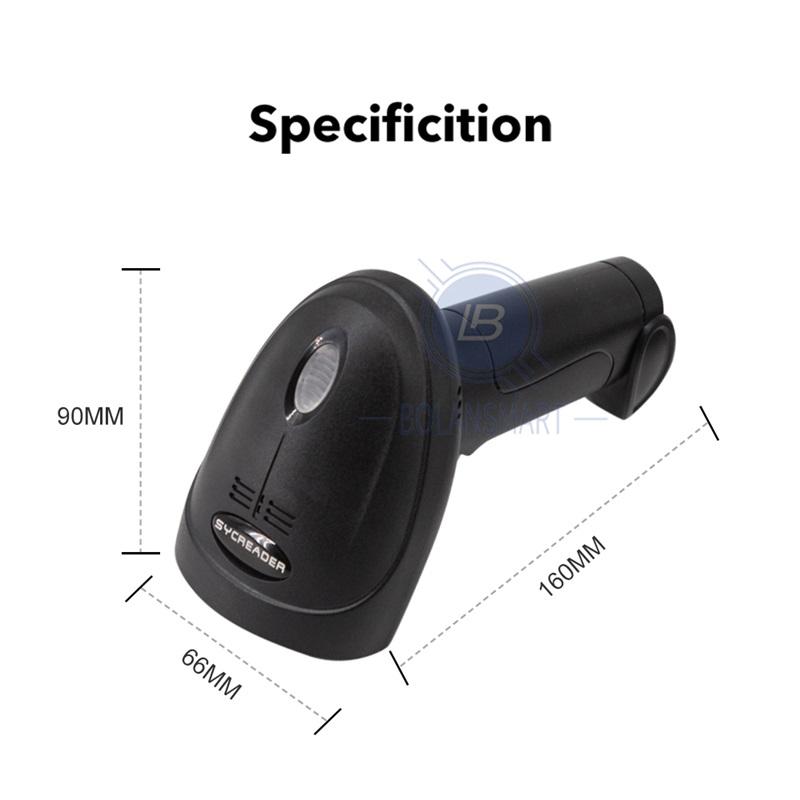 Проводной беспроводной Bluetooth сканер штрих-кодов 1D 2D считыватель штрих-кодов всенаправленное сканирование для супермаркета, логистики, продукта