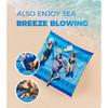 Beach Blanket 10'X9' Extra Large Waterproof Sandproof, Soft Sturdy Lightweight Portable for Beach Vacation Family Park Picnic Travel Camping
