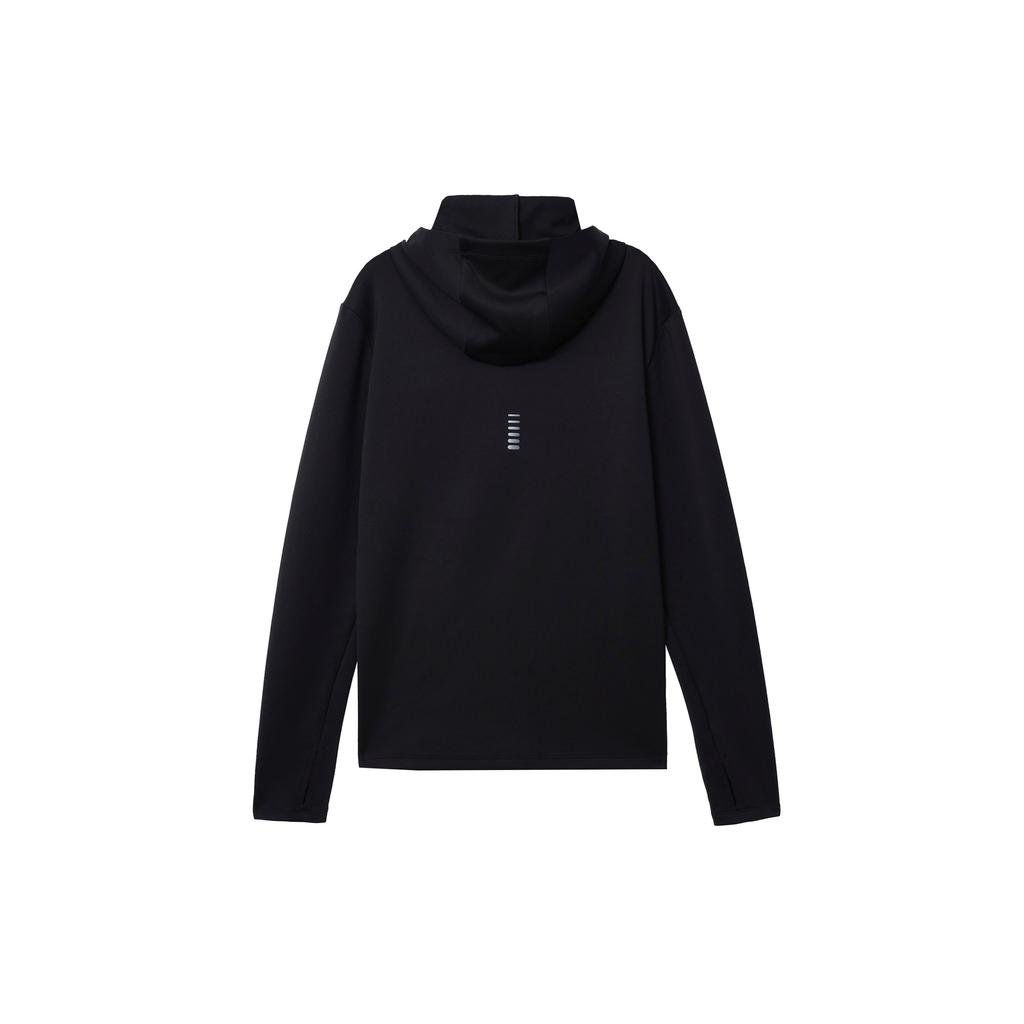 Under Armour Облегающая толстовка с капюшоном для бега, мужская толстовка, черная 1365672-001