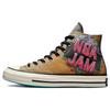 NBA Jam X Chuck 70 High Hardwood Floor Unisex Sneakers Brown Solar-Red Electric-Aqua 171692C