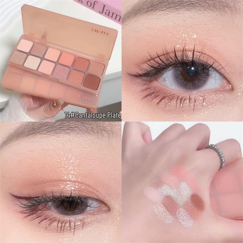 DIKALU Little Begonia 12-Color Eyeshadow Palette - 2025 Shimmer Edition