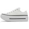 Chuck Taylor All Star Lift Double Stack Low White Black Unisex Sneakers A15491C