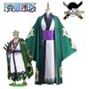 Костюм для косплея One Piece Roronoa Zoro Wano Country Кимоно для мужчин и женщин