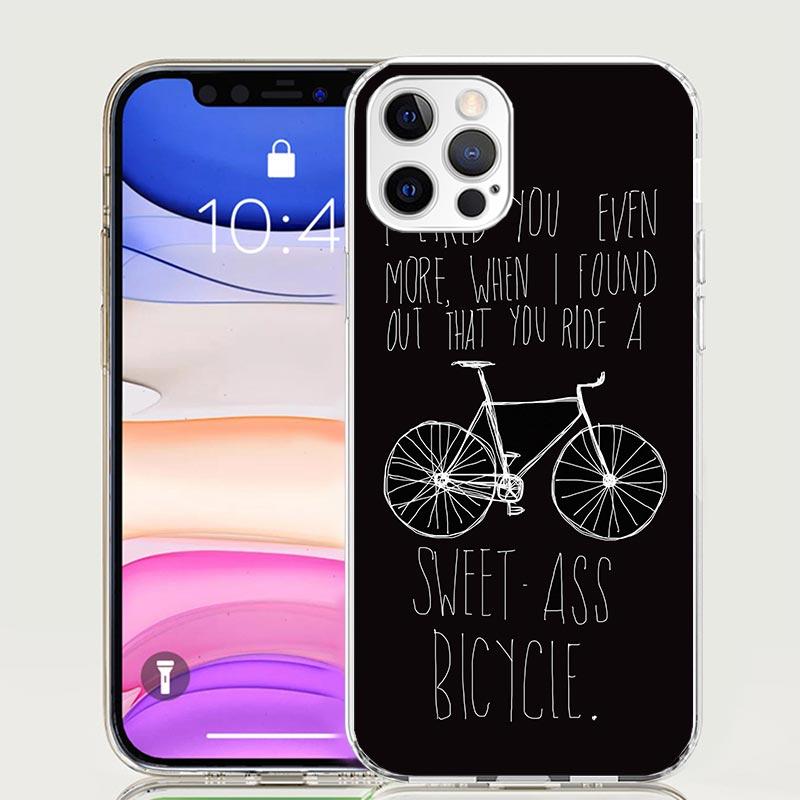 Спортивный чехол-держатель для телефона на велосипед для Apple iphone 16 15 14 13 12 Mini 11 Pro Max 16E X XS XR 7 Plus 8 + SE 2020 Модный Fundas