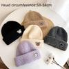 Warm Children Beanie Cap Cartoon Bear Winter Cap New Crochet Wool Hats  Kids Boys Girls