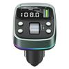 GZ08 Car BT MP3 Player with Car Charger Fast Charging Digital Display Voltage Lossless Audio Quality