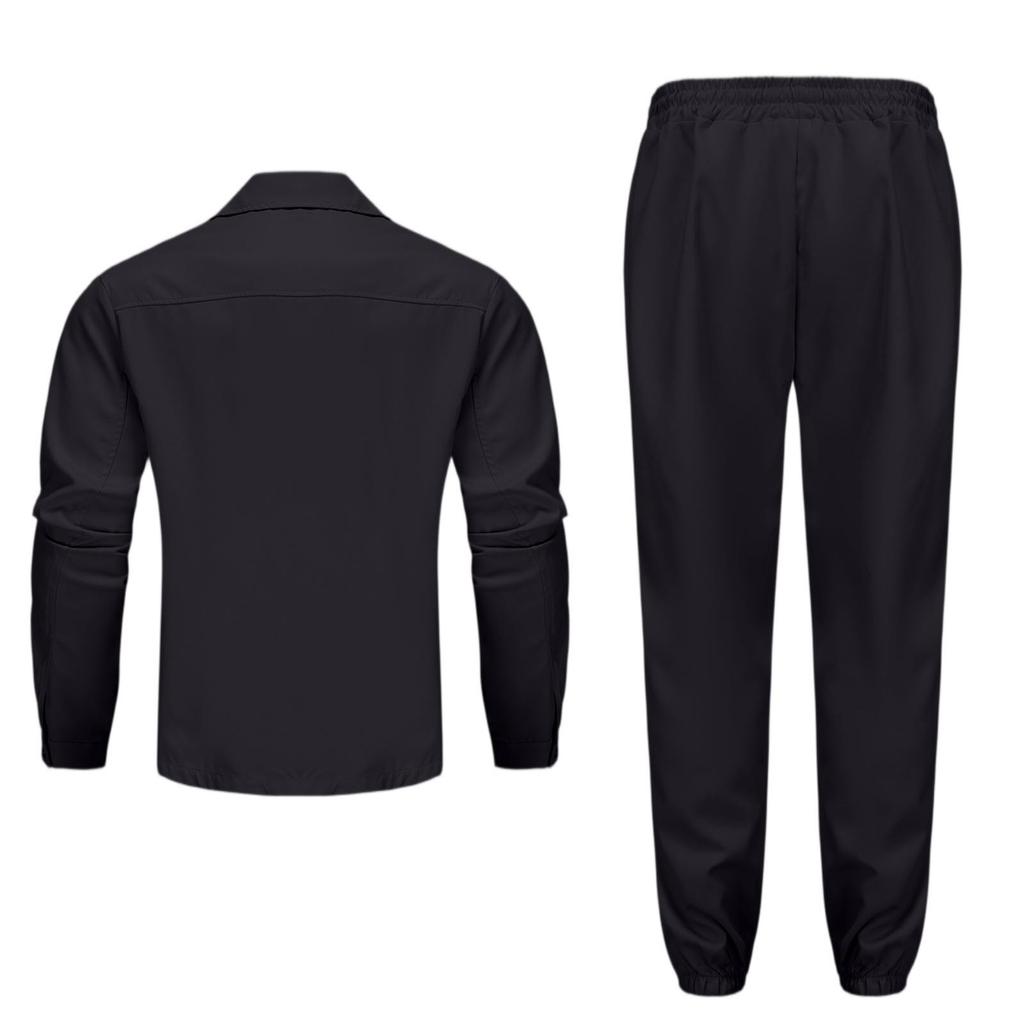 Мужской однотонный модный повседневный комплект, легкая мужская повседневная куртка-костюм