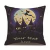 Хэллоуин Льняная Наволочка Наволочка с Принтом