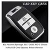 Чехол для автомобильного ключа из ТПУ кожи для Kia Picanto Sportage 2017 2020 RIO 3 Cerato 4 Soul K5 Ceed Optima Seltos Sorento Аксессуары