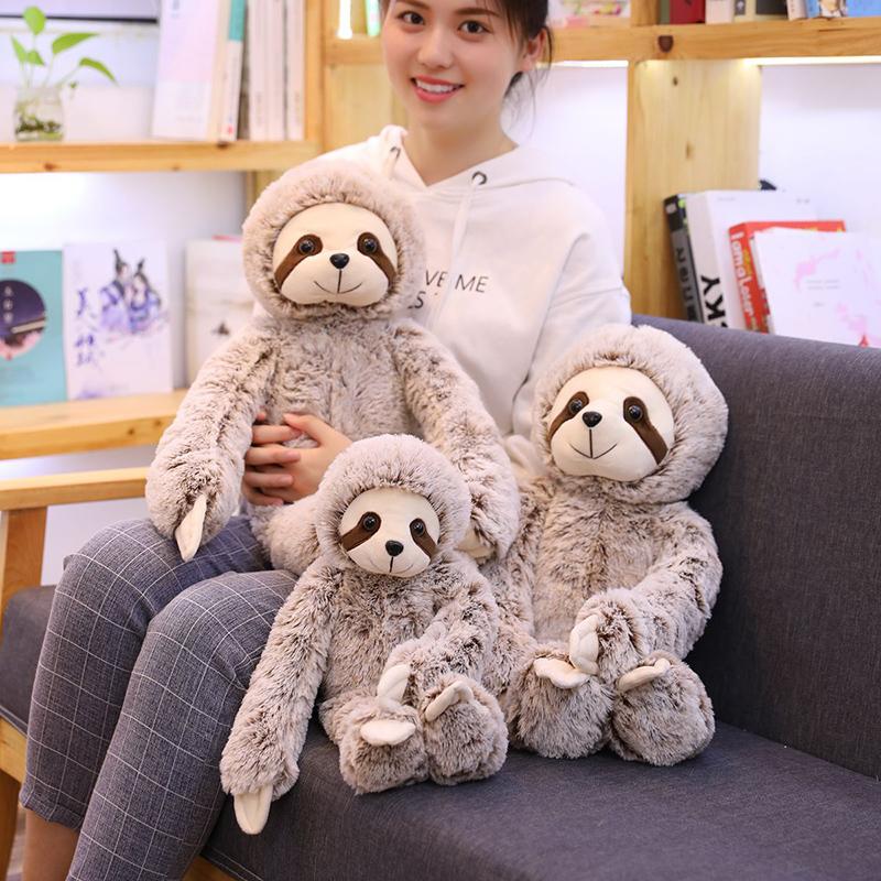 Имитация милого ленивца, мягкая игрушка, кавайное животное, плюшевая игрушка, детская плюшевая кукла, детская мягкая подушка, подарок на день рождения для девочек