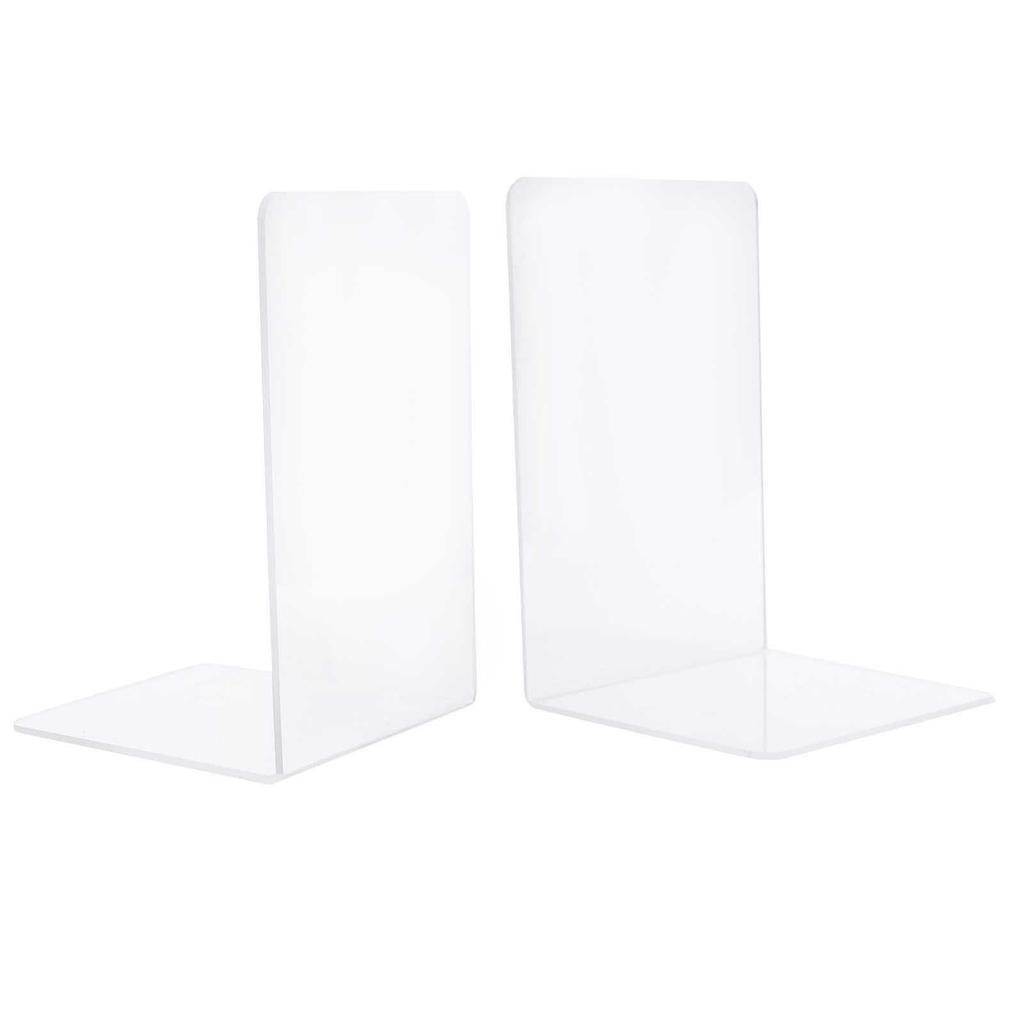 2 шт. акриловый подставка для книг прозрачная полка для книг для книг студенческий настольный накопитель для домашнего офиса