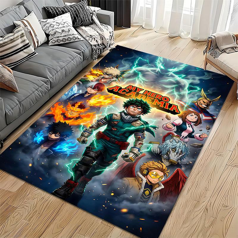 "My Hero Academia Anime Carpet" suitable as a non-slip mat for the living room or bedroom sofa