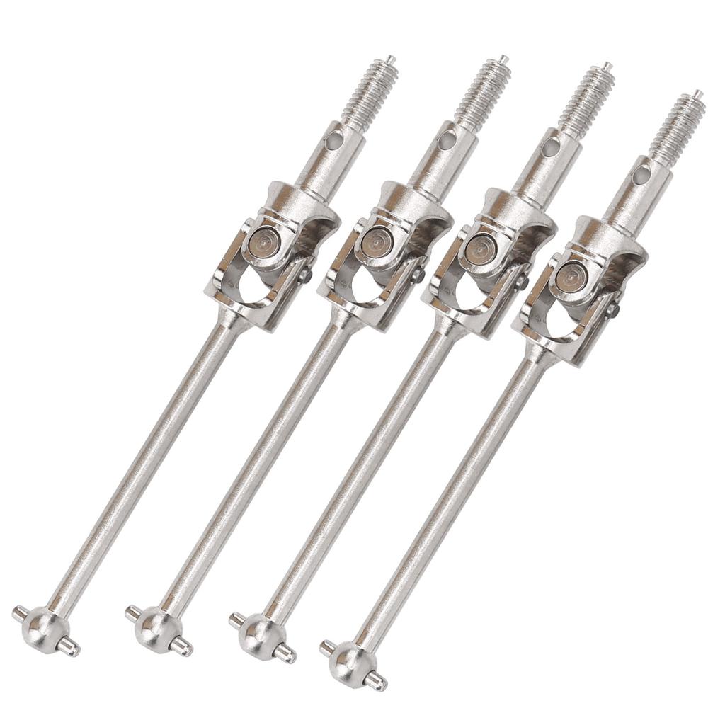 4Pcs Steel CVD Drive Shaft Transmission Axle for HSP 941239410894102 110 RC CarSilver