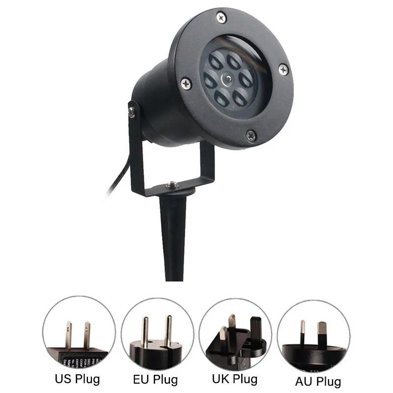 Snowfall Led Light Projector Christmas Laser Projector Light Outdoor White Snowflake Landscape Spotlight for Patio Garden Decor