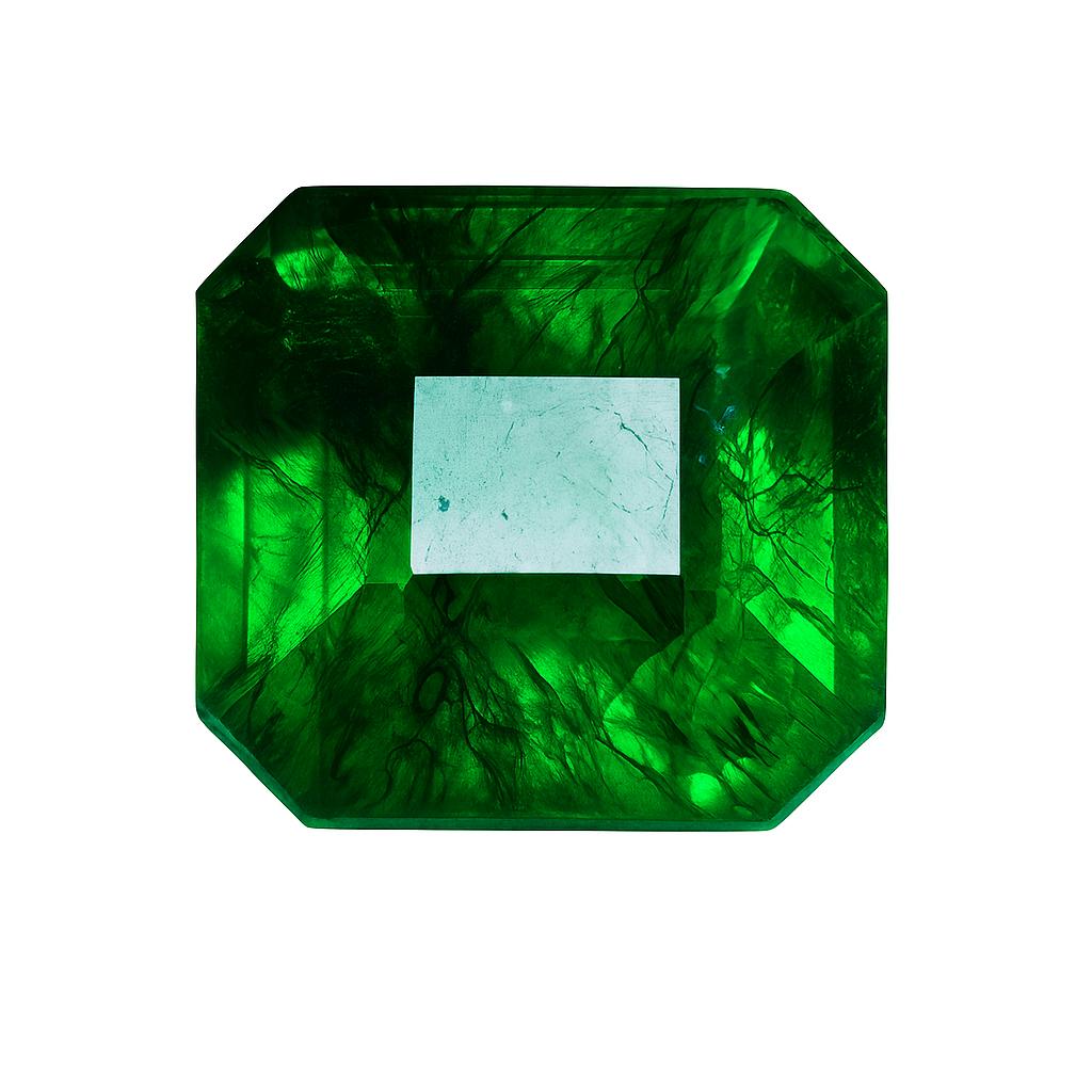 9 Ct Natural Green Emerald Emerald Cut CERTIFIED Loose Gemstone Colombian Gem A-3897c