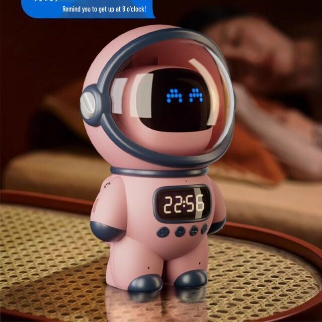 AI Voice-Powered Talking Speaker & Alarm Clock - Perfect New Year/Birthday Gift for Kids & Students