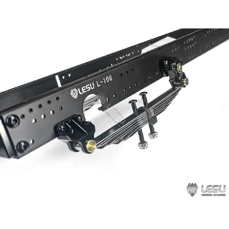 LESU metal simulation power front axle leaf spring front suspension X-8011 suitable for Tamiya 1/14 RC truck upgrade parts