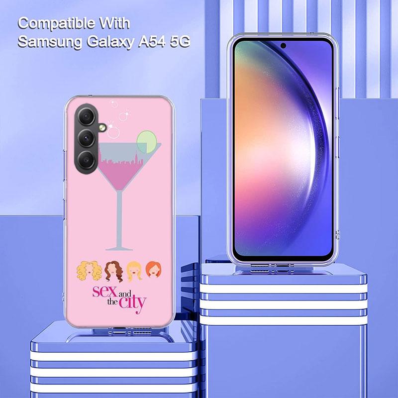 Sex and the City Phone Case for Samsung A16 A26 A36 A56 A17 A37 A57 A07 A06 A02S A03 A04S A05S Galaxy Note 20 10 A50S A71 A51 A3
