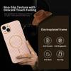 For iPhone 15 Plus Phone Case Carbon Fiber Textured Electroplated TPU Back Cover