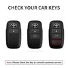 LATE7 Zinc Alloy Goatskin Car Remote Key Case Cover Shell for Toyota Yaris Ativ Raize Veloz Avanza Rush Auto Keychain Accessories